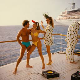 The trashed cabin, the Captain in silk pyjamas, FFF Cruises: Voyage 01 · FFF\CRS\052\030