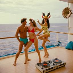 The trashed cabin, the Captain in silk pyjamas, FFF Cruises: Voyage 01 · FFF\CRS\052\035