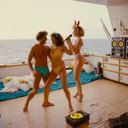 The trashed cabin, the Captain in silk pyjamas, FFF Cruises: Voyage 01 · FFF\CRS\052\036