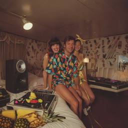 The trashed cabin, the Captain in silk pyjamas, FFF Cruises: Voyage 01 · FFF\CRS\052\041