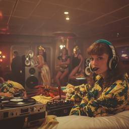The trashed cabin, the Captain in silk pyjamas, FFF Cruises: Voyage 01 · FFF\CRS\052\043