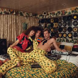 The trashed cabin, the Captain in silk pyjamas, FFF Cruises: Voyage 01 · FFF\CRS\052\071
