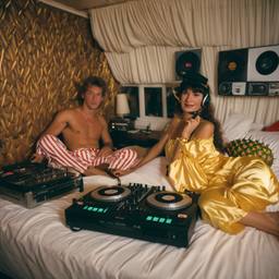 The trashed cabin, the Captain in silk pyjamas, FFF Cruises: Voyage 01 · FFF\CRS\052\075