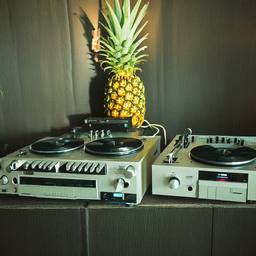The trashed cabin, full of decks and speakers, FFF Cruises: Voyage 01 · FFF\CRS\055\009