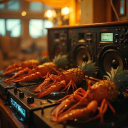 The trashed cabin, full of decks and speakers, FFF Cruises: Voyage 01 · FFF\CRS\055\015