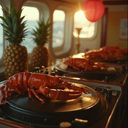The trashed cabin, full of decks and speakers, FFF Cruises: Voyage 01 · FFF\CRS\055\018