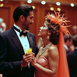 Ballroom dancing, lobster and octopus headdresses (surreal), FFF Cruises: Voyage 01 · FFF\CRS\058\012