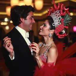 Ballroom dancing, lobster and octopus headdresses (surreal), FFF Cruises: Voyage 01 · FFF\CRS\058\013