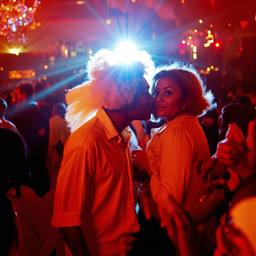 A couple kiss on the dance floor (1970s), FFF Cruises: Voyage 01 · FFF\CRS\061\005