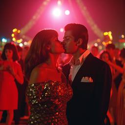 A couple kiss on the dance floor (1970s), FFF Cruises: Voyage 01 · FFF\CRS\061\007