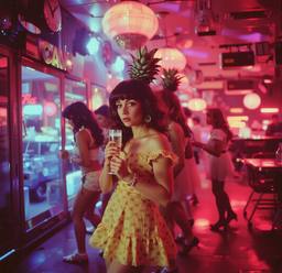 Disco dancers, ice creams and champagne (retrograde 80s), FFF Cruises: Voyage 01 · FFF\CRS\063\001