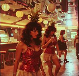 Disco dancers, ice creams and champagne (retrograde 80s), FFF Cruises: Voyage 01 · FFF\CRS\063\002