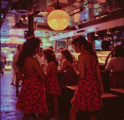 Disco dancers, ice creams and champagne (retrograde 80s), FFF Cruises: Voyage 01 · FFF\CRS\063\003