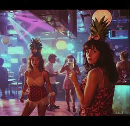 Disco dancers, ice creams and champagne (retrograde 80s), FFF Cruises: Voyage 01 · FFF\CRS\063\005