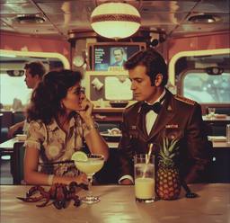 Dinner with the Captain, jellyfish and mermaids (retrograde 80s), FFF Cruises: Voyage 01 · FFF\CRS\064\001