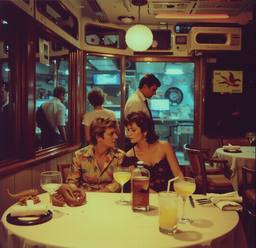 Dinner with the Captain, jellyfish and mermaids (retrograde 80s), FFF Cruises: Voyage 01 · FFF\CRS\064\002
