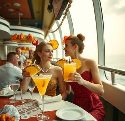 Dinner with the Captain, jellyfish and mermaids (Pulp Fiction), FFF Cruises: Voyage 01 · FFF\CRS\065\001