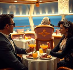Dinner with the Captain, jellyfish and mermaids (Pulp Fiction), FFF Cruises: Voyage 01 · FFF\CRS\065\003