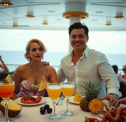 Dinner with the Captain, jellyfish and mermaids (Pulp Fiction), FFF Cruises: Voyage 01 · FFF\CRS\065\005