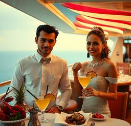 Dinner with the Captain, jellyfish and mermaids (Pulp Fiction), FFF Cruises: Voyage 01 · FFF\CRS\065\006