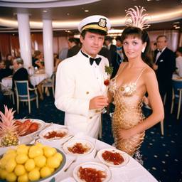 Breakfast buffet, flamboyant outfits (Kodak Portra), FFF Cruises: Voyage 01 · FFF\CRS\067\026