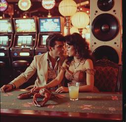 The ship's casino, slot machines and roulette (16mm, surreal), FFF Cruises: Voyage 01 · FFF\CRS\073\028