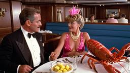 Dinner with the Captain, lobsters and pineapples, FFF Cruises: Voyage 01 · FFF\CRS\074\003