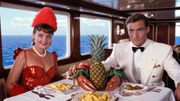 An ugly young couple dine with the Captain