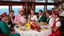 Dashing young people dine with the Captain, FFF Cruises: Voyage 01 · FFF\CRS\076\004