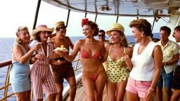 The rusty ship, a young crowd dancing on deck, FFF Cruises: Voyage 01 · FFF\CRS\079\004