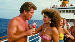 David Hasselhoff dancing on deck, FFF Cruises: Voyage 01 · FFF\CRS\083\005
