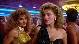 Madonna dancing in the casino, FFF Cruises: Voyage 01 · FFF\CRS\085\004