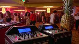The heavy metal band, dancers behind, FFF Cruises: Voyage 01 · FFF\CRS\090\021