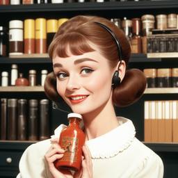 Audrey Hepburn, Dial-a-Sauce · FFF\DAS\AH\001