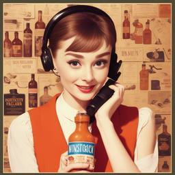 Audrey Hepburn, Dial-a-Sauce · FFF\DAS\AH\002