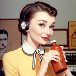 Audrey Hepburn, Dial-a-Sauce · FFF\DAS\AH\004