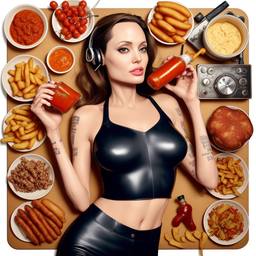 Angelina Jolie, Dial-a-Sauce · FFF\DAS\AJ\011