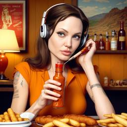 Angelina Jolie, Dial-a-Sauce · FFF\DAS\AJ\013