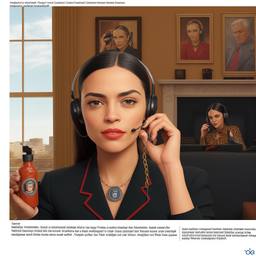Alexandria Ocasio-Cortez, Dial-a-Sauce · FFF\DAS\AOC\006