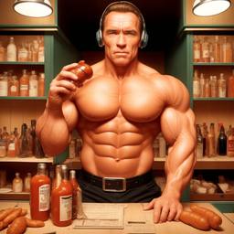 Arnold Schwarzenegger, Dial-a-Sauce · FFF\DAS\AS\007