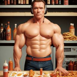 Arnold Schwarzenegger, Dial-a-Sauce · FFF\DAS\AS\009