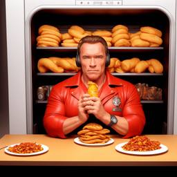 Arnold Schwarzenegger, Dial-a-Sauce · FFF\DAS\AS\022