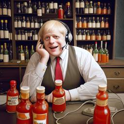 Boris Johnson, Dial-a-Sauce · FFF\DAS\BJ\002