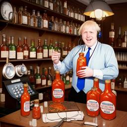 Boris Johnson, Dial-a-Sauce · FFF\DAS\BJ\005