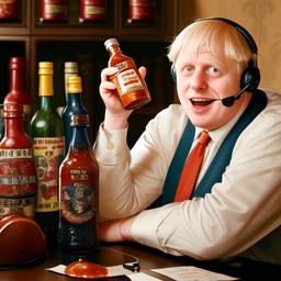 Boris Johnson, Dial-a-Sauce · FFF\DAS\BJ\006