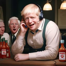 Boris Johnson, Dial-a-Sauce · FFF\DAS\BJ\007