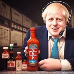 Boris Johnson, Dial-a-Sauce · FFF\DAS\BJ\014