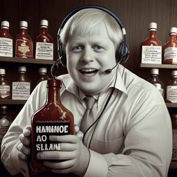 Boris Johnson, Dial-a-Sauce · FFF\DAS\BJ\017