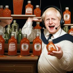 Boris Johnson, Dial-a-Sauce · FFF\DAS\BJ\018