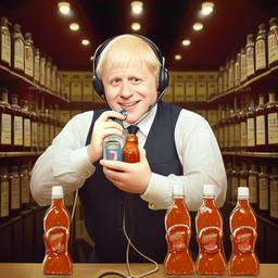 Boris Johnson, Dial-a-Sauce · FFF\DAS\BJ\025